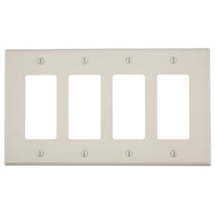 LEVITON Leviton PJ264-T 4-Gang Decora/GFCI Wallplate Midway Size