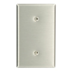 LEVITON Leviton 84019-40 1-Gang No Device Blank Wallplate Standard Size