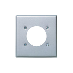LEVITON Leviton 84026 2 Gang Flush Mount 2.15 inches Diameter Device Receptacle Wall Plate