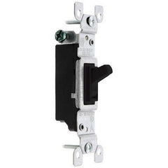 LEVITON Leviton 1451-2E 1-pole AC quiet toggle switch, 120 VAC, 15 amp