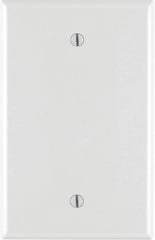 LEVITON Leviton PJ13-W 1-Gang Blank Wallplate Midway Size