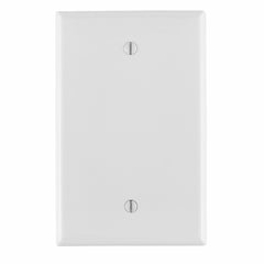 LEVITON Leviton PJ13-W 1-Gang Blank Wallplate Midway Size