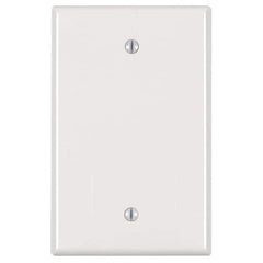 LEVITON Leviton PJ13-W 1-Gang Blank Wallplate Midway Size