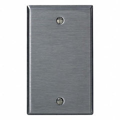 LEVITON Leviton SSJ13-40 1-Gang, 1-Box Mount Stainless Steel, Midway Size Wallplate