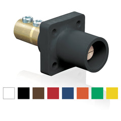 LEVITON Leviton 16R21-UR 16 Series Single Pole Cam Type Male Panel Receptacle 400 Amperes