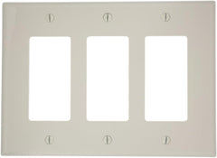 LEVITON Leviton PJ263-T 3-Gang Decora/GFCI Wallplate Midway Size