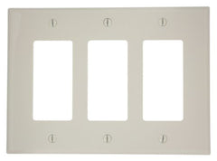 LEVITON Leviton PJ263-T 3-Gang Decora/GFCI Wallplate Midway Size