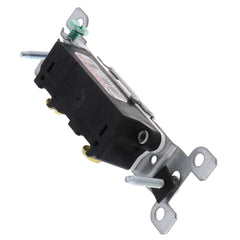 LEVITON Leviton 1451-2W 15 Amp, 120 Volt, Toggle Framed Single-Pole AC Quiet Switch