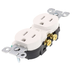 LEVITON Leviton T5320-W Power Socket, 125V, 15A