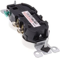 LEVITON Leviton T5320-W Power Socket, 125V, 15A