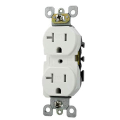 LEVITON Leviton TWR15-W Straight Blade Receptacle 15 Amp 125 Volt