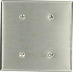 LEVITON Leviton 84034-40 Ss Wp 2G Blank Strap Mnt Std Size