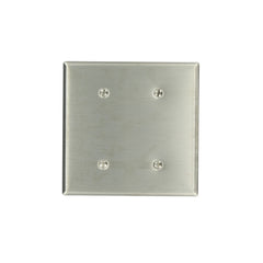 LEVITON Leviton 84034-40 Ss Wp 2G Blank Strap Mnt Std Size