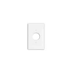 LEVITON Leviton PJ7-I 1-Gang Single 1.406 inches Hole Receptacle Wallplate, Midway Size