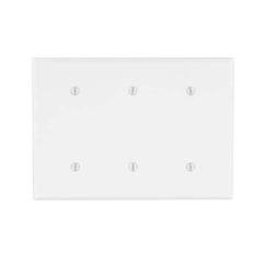 LEVITON Leviton PJ33-W 3-Gang Blank Wall Plate Midway Size