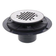 SIOUX CHIEF Sioux Chief 821-270P 821 Series 2 in. Hub Plastic Stainless Steel Shower Drain