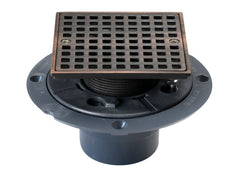 SIOUX CHIEF Sioux Chief 821-2LQRB Shower Drain Head/strnr Orb Sqr