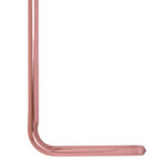 SIOUX CHIEF Sioux Chief 613-67 1/2 inch CTS x 6 inch x 7 inch Standard Preformed Tub Spout Elbow, 90 Deg
