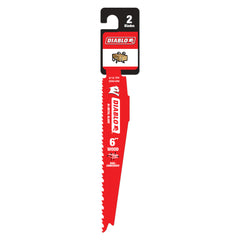 DIABLO Diablo ds0612bw2 Bi-metal Recip Blade Nail Wood 2-pack