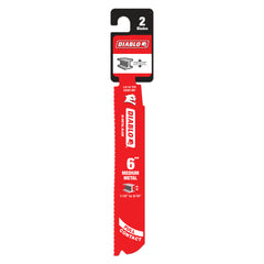DIABLO Diablo ds0614bf2 Bi-metal Recip Blade 6in 14/18 Tpi 2-pack