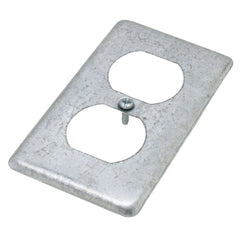 DIVERSITECH Diversitech 620-252 Flat Duplex Steel Receptacle Cover