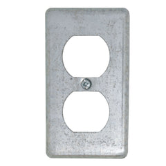 DIVERSITECH Diversitech 620-252 Flat Duplex Steel Receptacle Cover