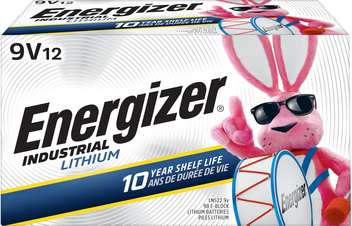 ENERGIZER Energizer LN522 Industrial Lithium Battery 9V (12 Per Package)
