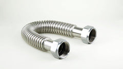 FALCON STAINLESS Falcon Stainless SWC114-18 Flex Connector 18 inches 1 1/4 inches FIP x 1 1/4 inches FIP