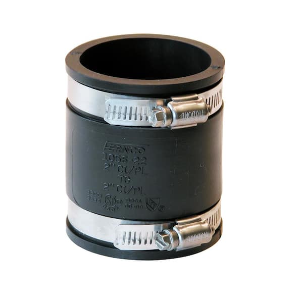 FERNCO Fernco 1056-22 Dwv Flexible Pvc Pipe Coupling 2 Inch