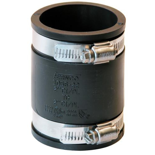 FERNCO Fernco 1056-22 Dwv Flexible Pvc Pipe Coupling 2 Inch