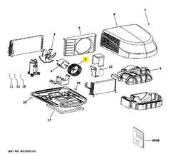 GENERAL ELECTRIC General Electric WJ73X25396 Indoor Blower