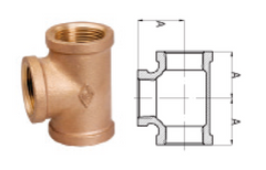 MATCO-NORCA Matco-norca b-t03 Brass Tee Fitting 1/2 Inch