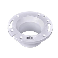 OATEY Oatey 43507 PVC Open Toilet Flange with Test Cap