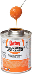 OATEY Oatey 31128 Cpvc Medium Body Orange Cement 4 Oz