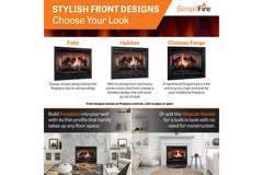 SIMPLIFIRE Simplifire MK-WS-INC-36 Wescott Mantel Kit for Inception Electric Fireplace