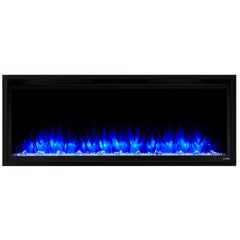SIMPLIFIRE Simplifire SF-ALLP50-BK Allusion Platinum Linear Electric Fireplace 50-Inch