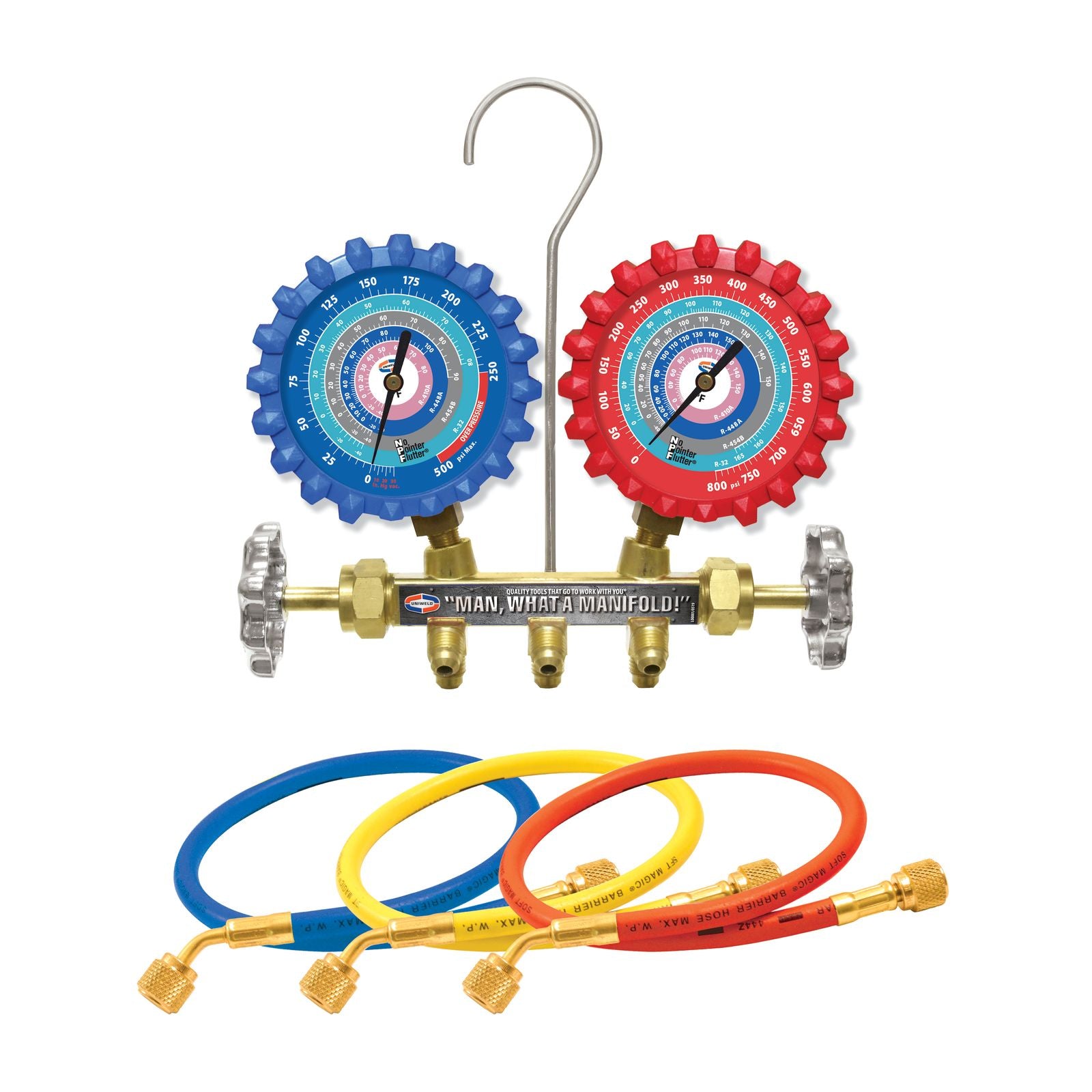 UNIWELD Uniweld A2LSM5BV Spirit Manifold 5 ft Ball Valve Hoses