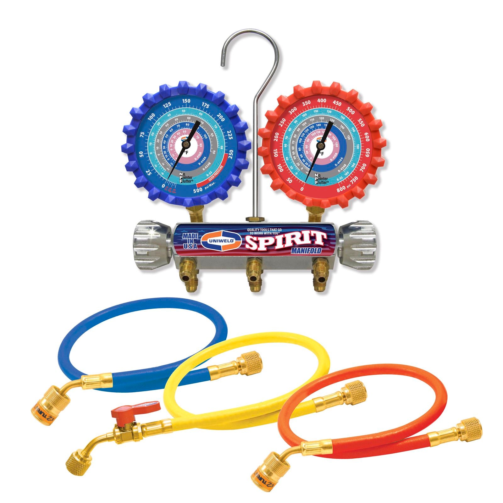 UNIWELD Uniweld A2LSM5BV Spirit Manifold 5 ft Ball Valve Hoses