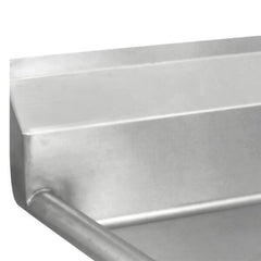 ADVANCE TABCO Advance Tabco FC3182418RL Fabricated Three Compartment Commercial Sink with Two 18 inches Drainboards