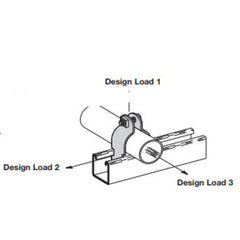 EATON Eaton B-Line B2012SS4 Pipe Clamp 1-1/2-Inch