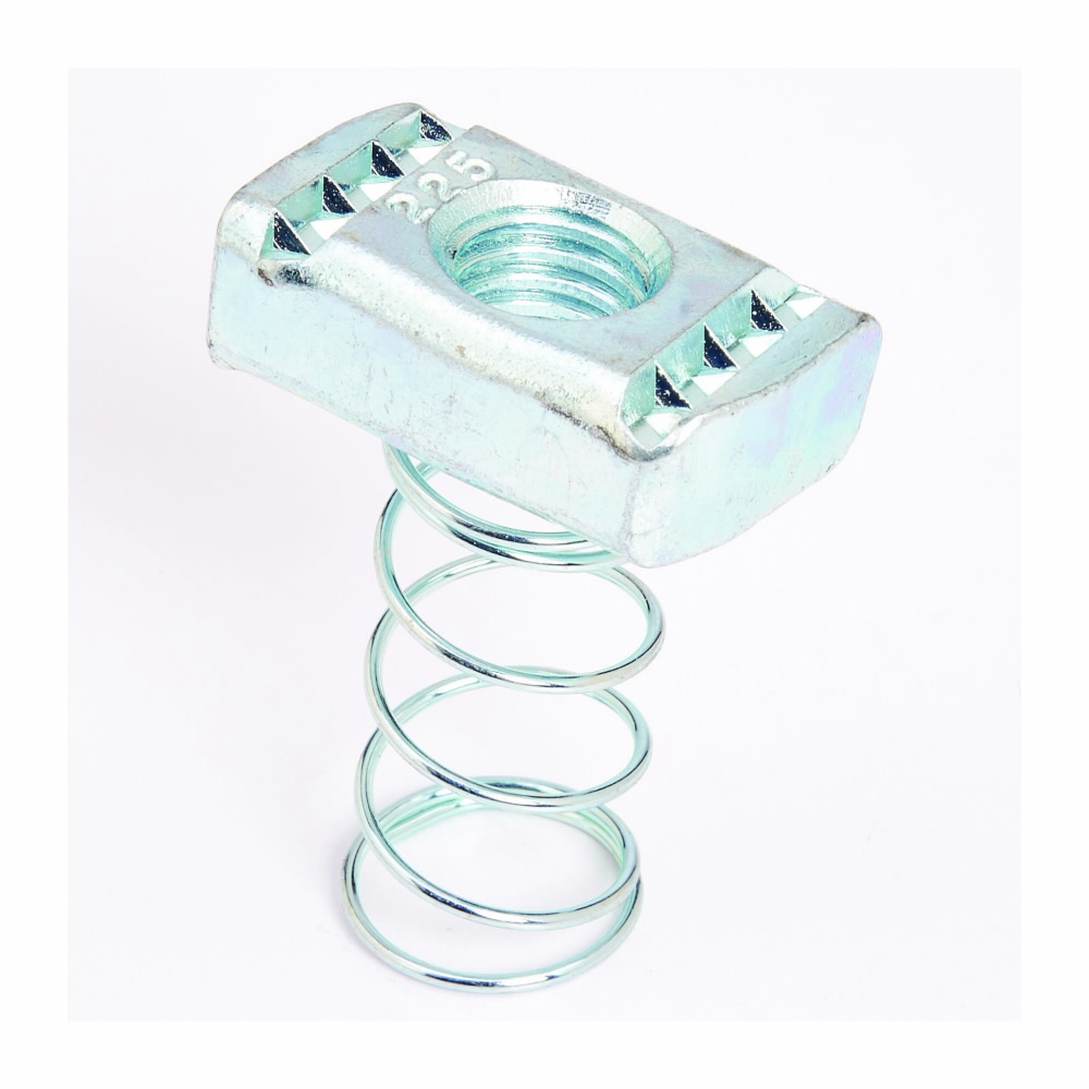 EATON Eaton B-Line N224SS6 Spring Nut, 1/4-In.-20, 1/4-In. Nut