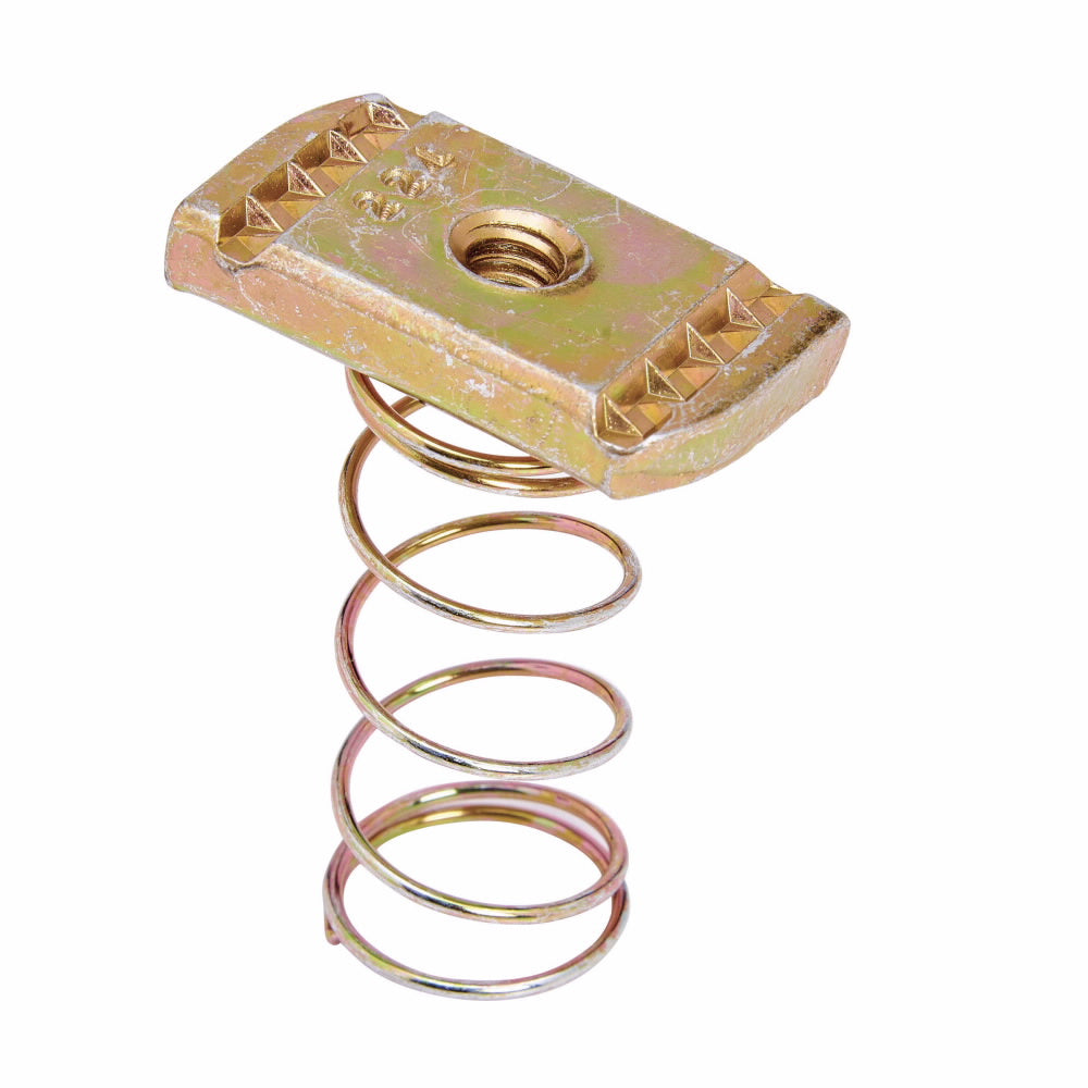 EATON Eaton B-Line N224SS6 Spring Nut, 1/4-In.-20, 1/4-In. Nut