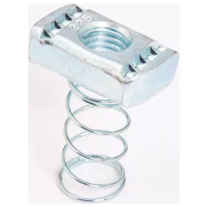 EATON Eaton B-Line N224SS6 Spring Nut, 1/4-In.-20, 1/4-In. Nut
