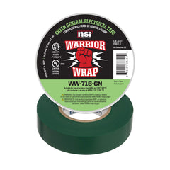 NSI INDUSTRIES Nsi Industries Ww-716-Gn Warriorwrap 7mil General Electrical Tape, 3/4 inches x 60ft