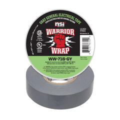 NSI INDUSTRIES Nsi Industries Ww-716-Gy Warrior Wrap Vinyl Electrical Tape 60 feet (7 mil)