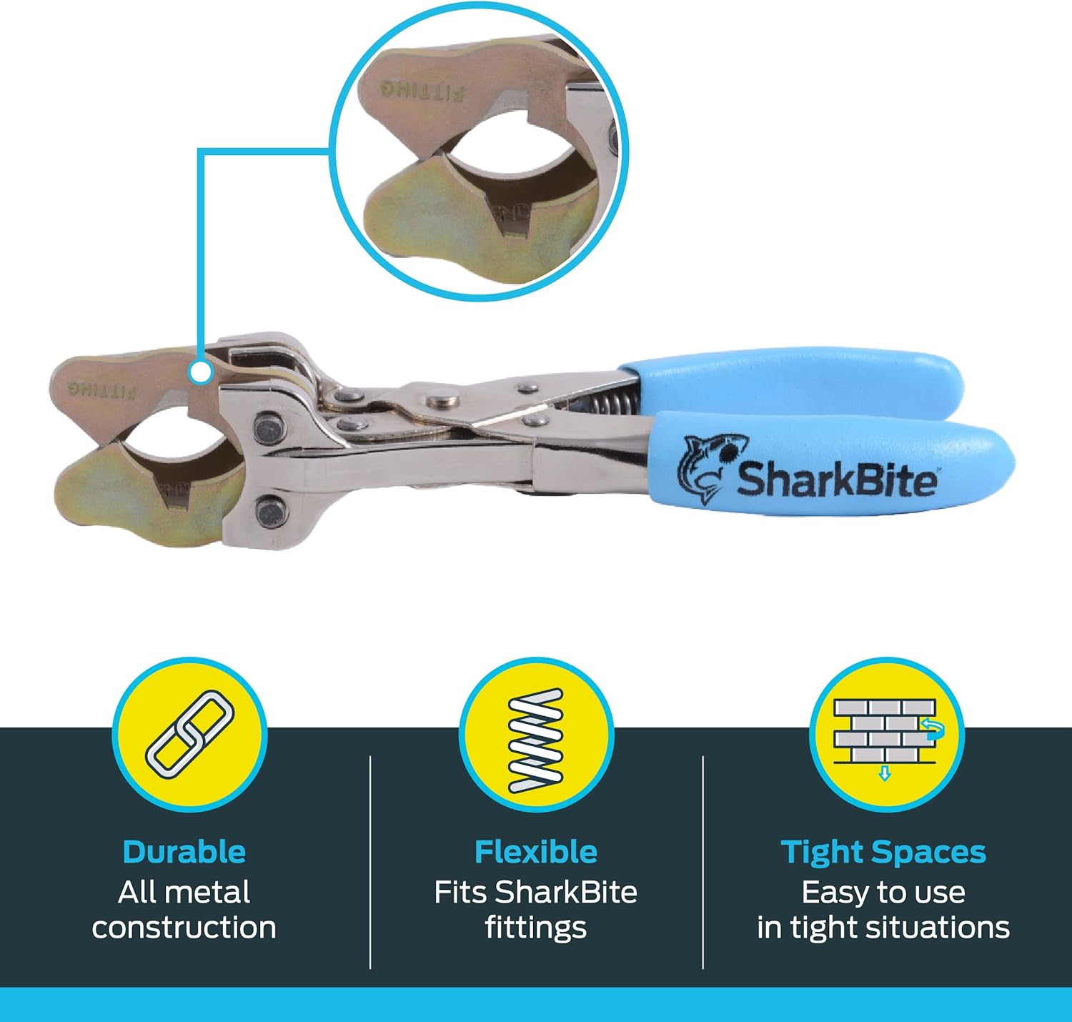 SHARKBITE Sharkbite PROD3810 Pro Push to Connect Disconnect Tool 3/8 Inch to 1 Inch