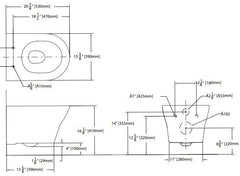 TOTO Toto CT437FG#01 MH D-Shape Front Bowl