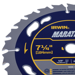 IRWIN Irwin 25825357 7-1/4 in 24T Circular Saw Blade Marathon
