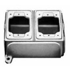APPLETON Appleton FDB-2L FDB 2-Gang Malleable Iron Device Box