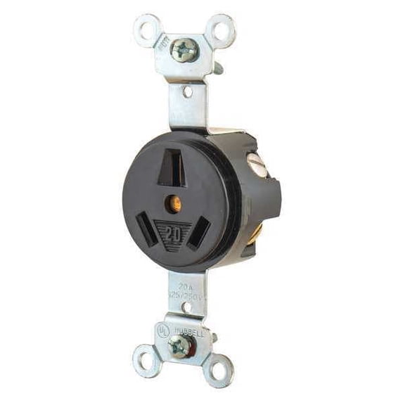 HUBBELL Bryant 9326 Receptacle Single 20A 250V 10-20R